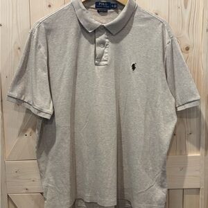 Ralph Lauren Men's Polo Shirt in Taupe